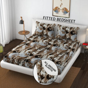 SCHp Cotton Double Flat Printed Bedsheet (Pack of 1, B20)