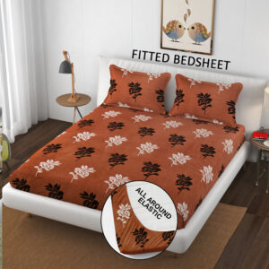 SCHp Cotton Double Flat Printed Bedsheet (Pack of 1, B35)