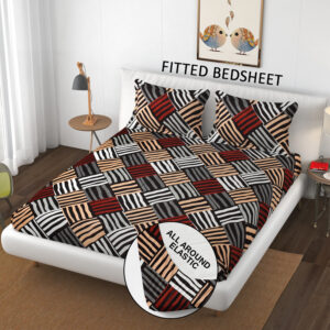 SCHp Cotton Double Flat Printed Bedsheet (Pack of 1, B44)