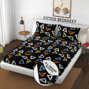 SCHp Cotton Double Flat Printed Bedsheet (Pack of 1, B42)