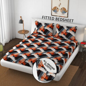 SCHp Cotton Double Flat Printed Bedsheet (Pack of 1, B41)