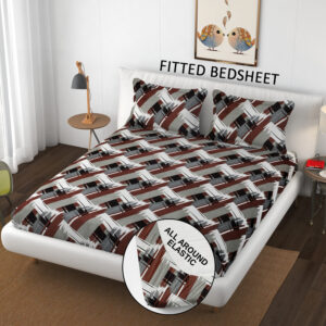 SCHp Cotton Double Flat Printed Bedsheet (Pack of 1, B40)